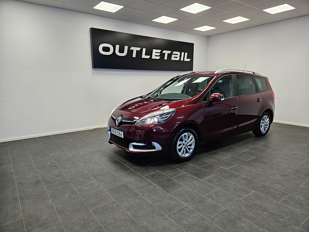 Renault Grand Scénic 7 sits 1.5 dCi 110hk Automat Exception Edition Drag 
