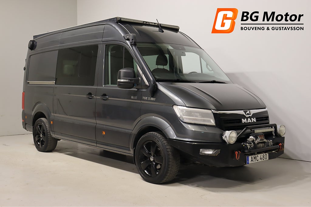 MAN TGE 2.0 TDI 177HK AWD Camper Van Moms 1,99% Ränta