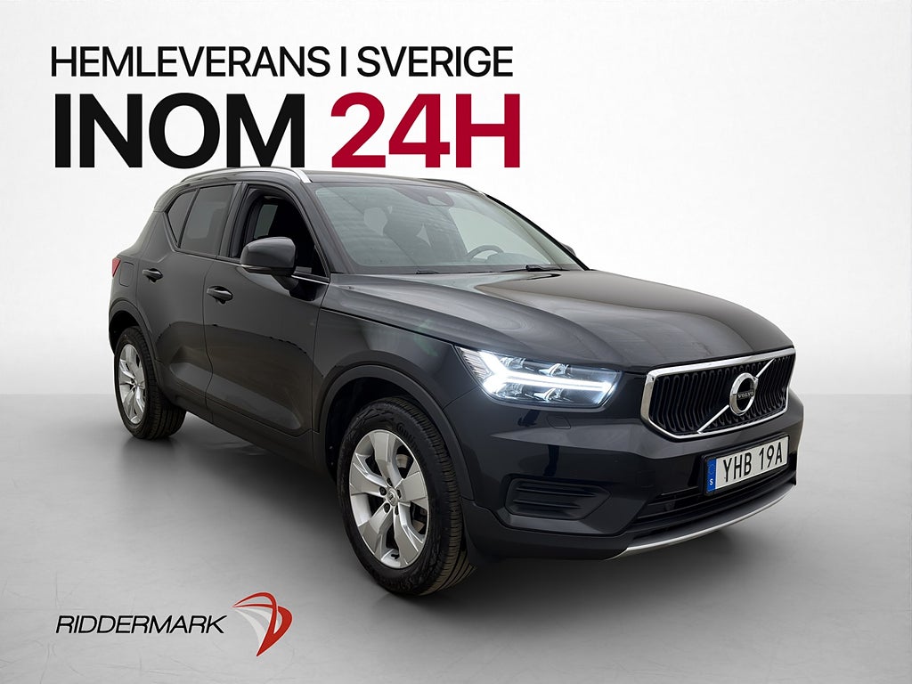 Volvo XC40 T3 163hk Momentum VOC Värmare Dragkrok Navi
