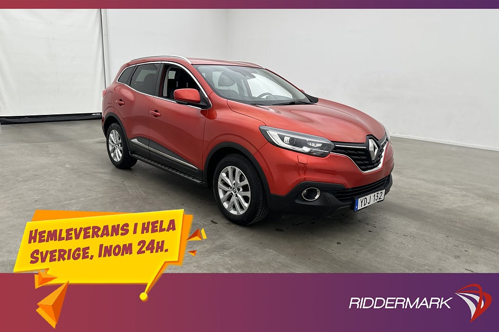 Renault Kadjar 1.2 TCe 130hk LIMITED Keyless  Halvskinn Navi