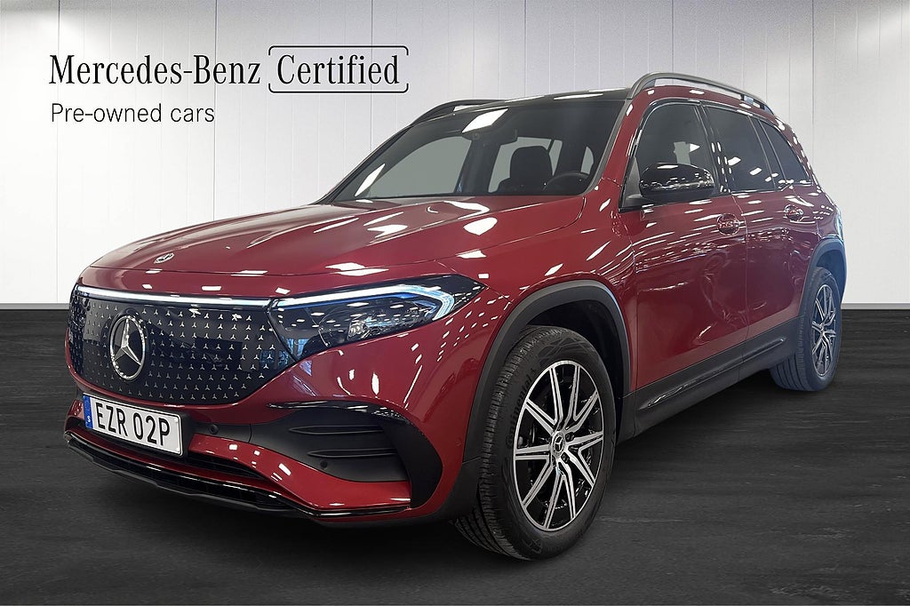 Mercedes-Benz EQB 250+ AMG Distronic Panorama Nightpackage 7-Sits