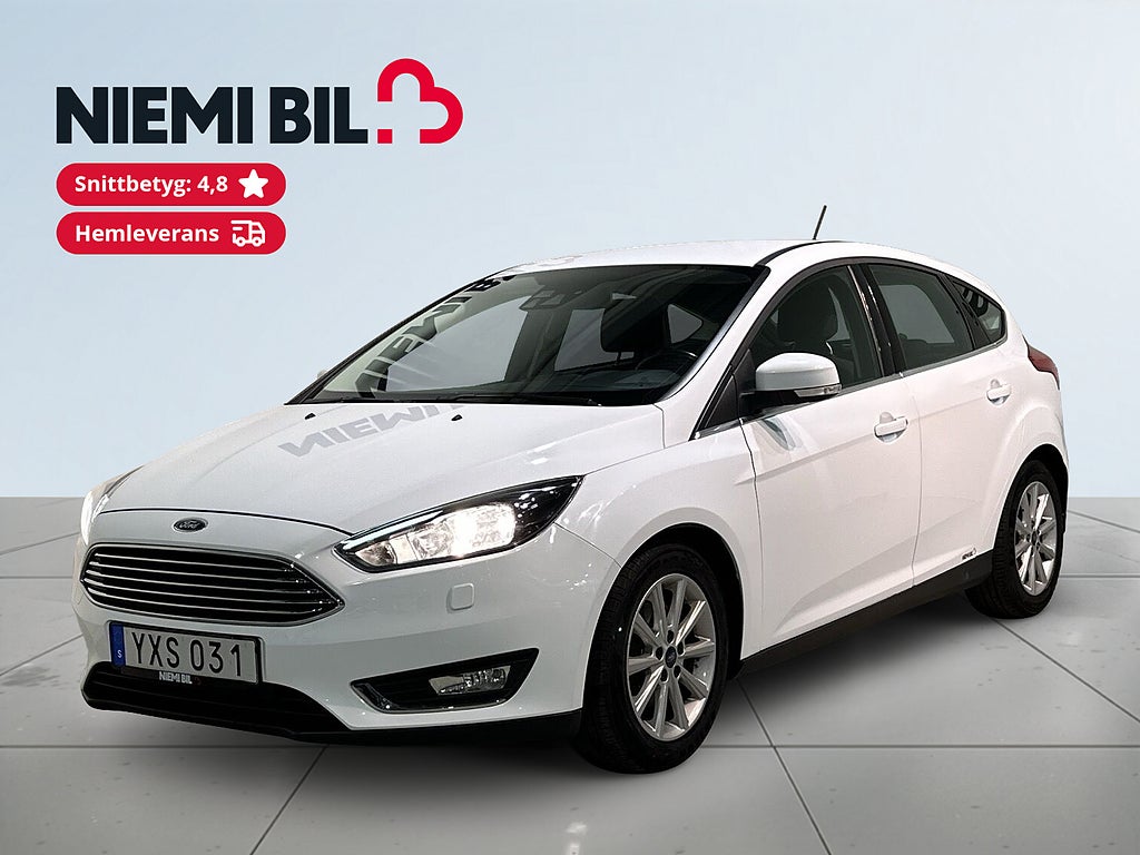 Ford Focus 1.0 Titanium Drag Mvärm Psens Carplay S/V-hjul