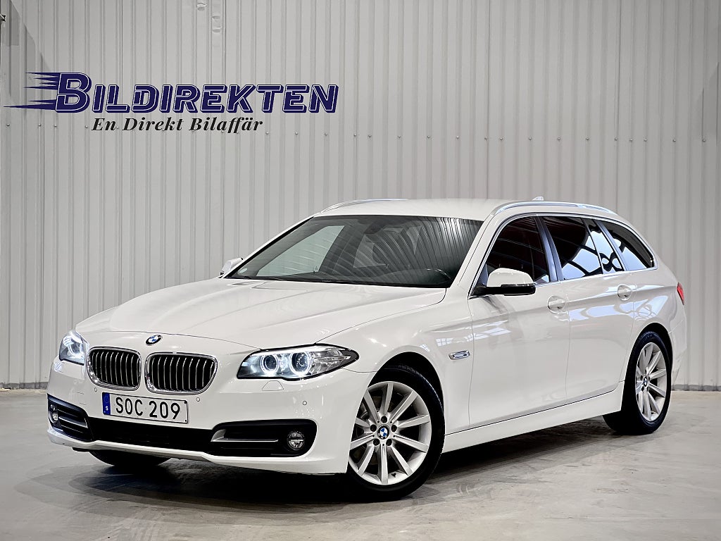 BMW 520d Touring DRAG M-RATT SKINN EL-STOLAR PDC 18" 184 HK