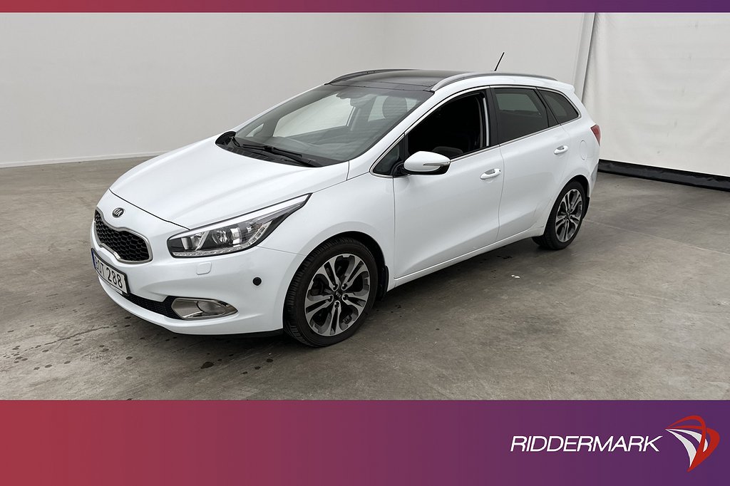 Kia Cee´d SW 1.6 CRDi 128hk Pano Värmare Kamera Navi Sensorer