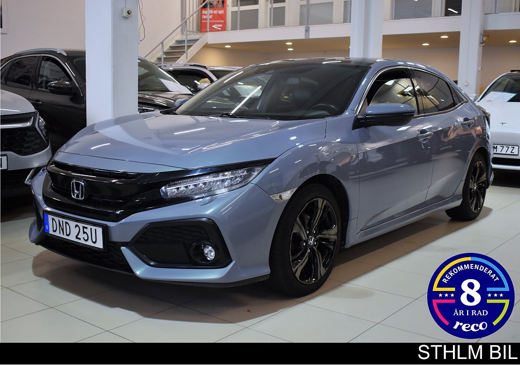 Honda Civic 1.0 CVT Executive Ny kamrem Navi Pano Läder Carplay