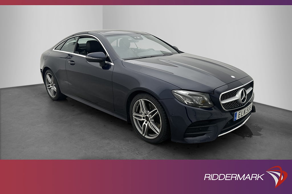 Mercedes-Benz E 300 Coupé AMG Pano Värmare Kamera Elstolar