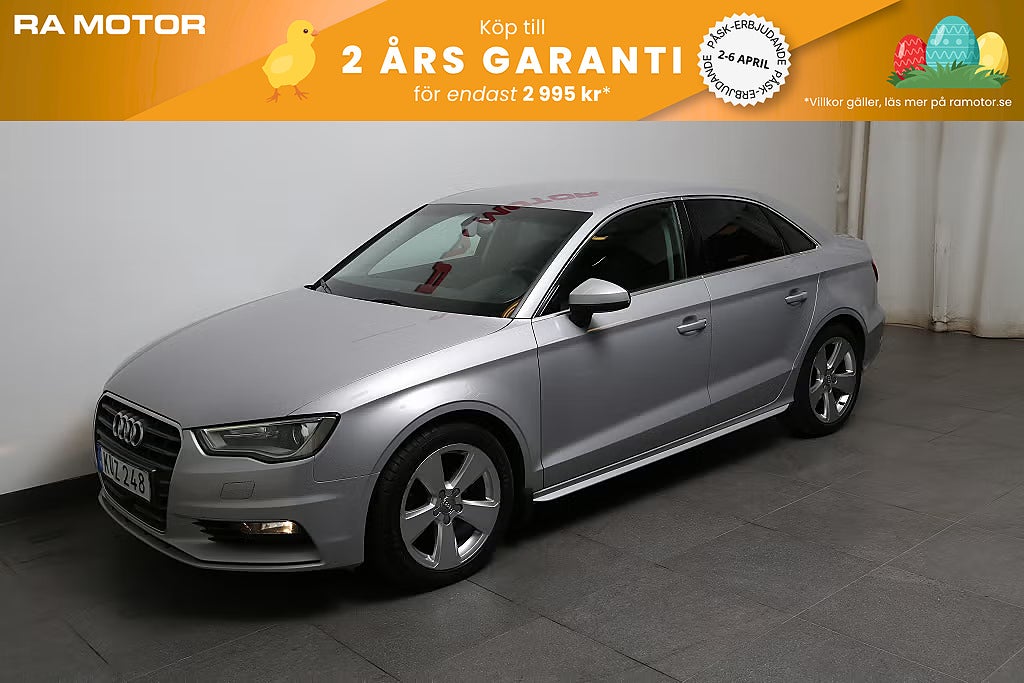 Audi A3 1,4 TFSI 125hk S Tronic Sport Sedan 2015