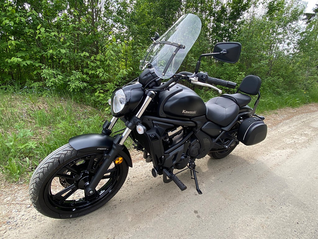 Kawasaki Vulcan S 650 *ABS* Ruta/Effektsystem/Sissybar/Nyserv/Väskor