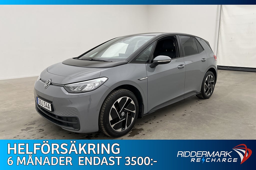 Volkswagen ID.3 Pro Performance Värm Kamera Halvskinn MOMS
