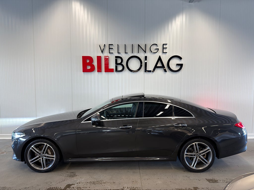 Mercedes-Benz CLS 350 d 4MATIC Taklucka Burmester 360 kamera Skinn