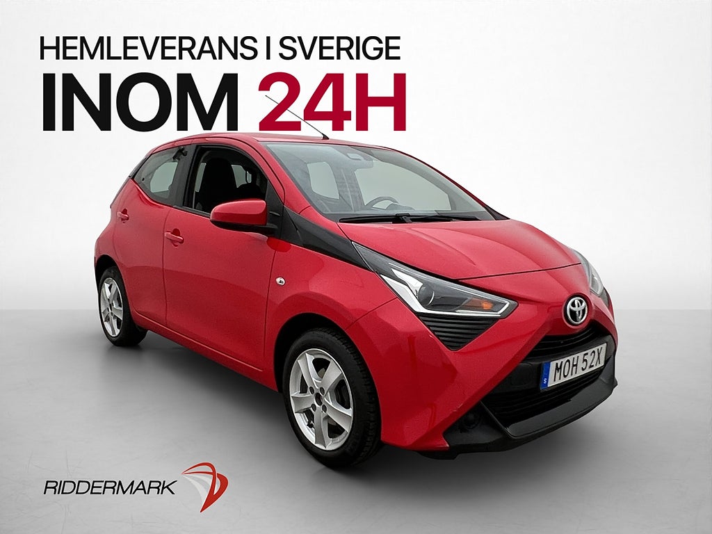Toyota Aygo 1.0 VVT-i 72hk X-PLAY Kamera Apple Carplay