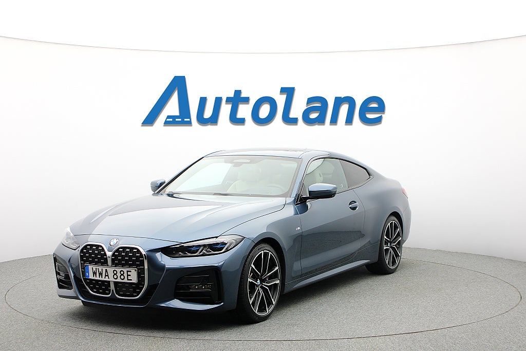 BMW 420D xDrive Coupé M Sport Pano,HIFI,Laser,Värmare,GPS 190hk