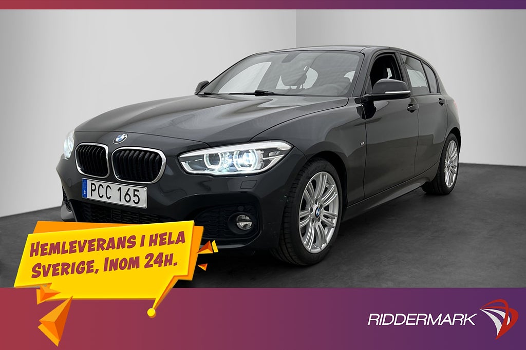BMW 118 i 136hk M Sport P-Sensorer 624kr Skatt 0,53L/mil