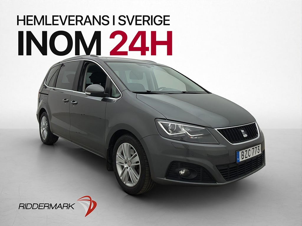 Seat Alhambra 2.0 TDI 177hk Style 7-Sits Kamera Navi Drag