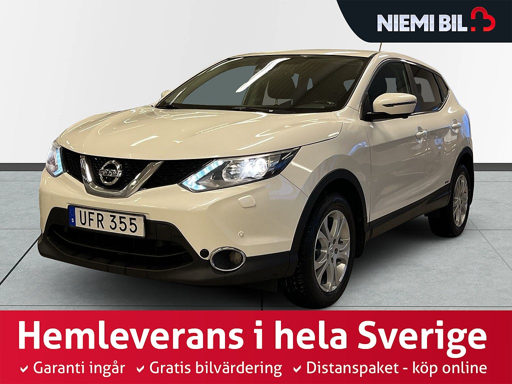 Nissan Qashqai 1.5 dCi/Kamrem bytt/360 Kamera/Låg skatt/MoK/Navi