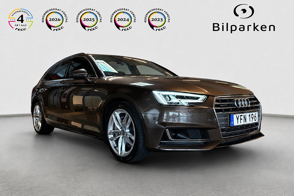 Audi A4 Avant 3.0 TDI quattro S Line, Navi, Värmare, B&O, 272hk