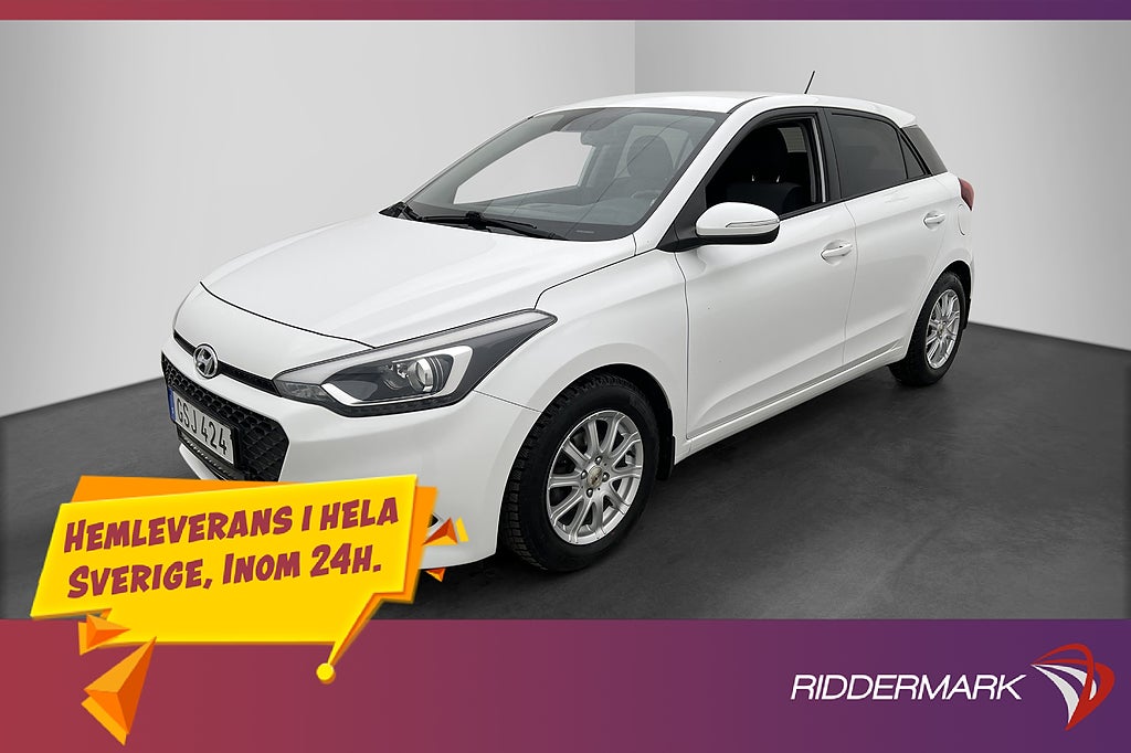 Hyundai i20 1.4 101hk Premium M&K-Värmare Rattvärme