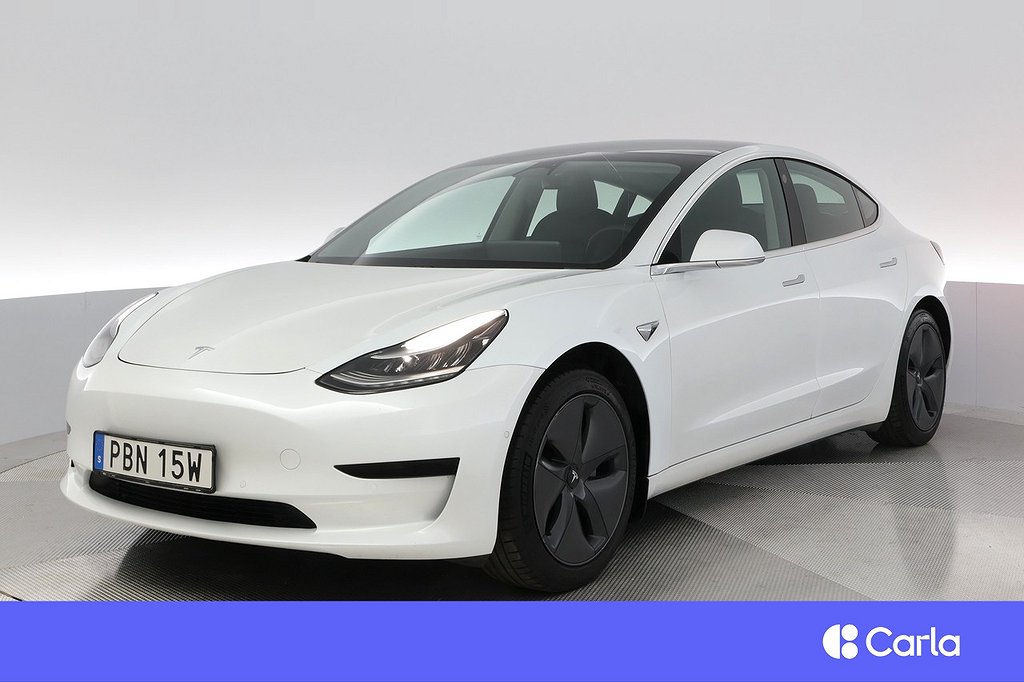 Tesla Model 3 Standard Range Plus Autopilot Pano Drag V-Hjul