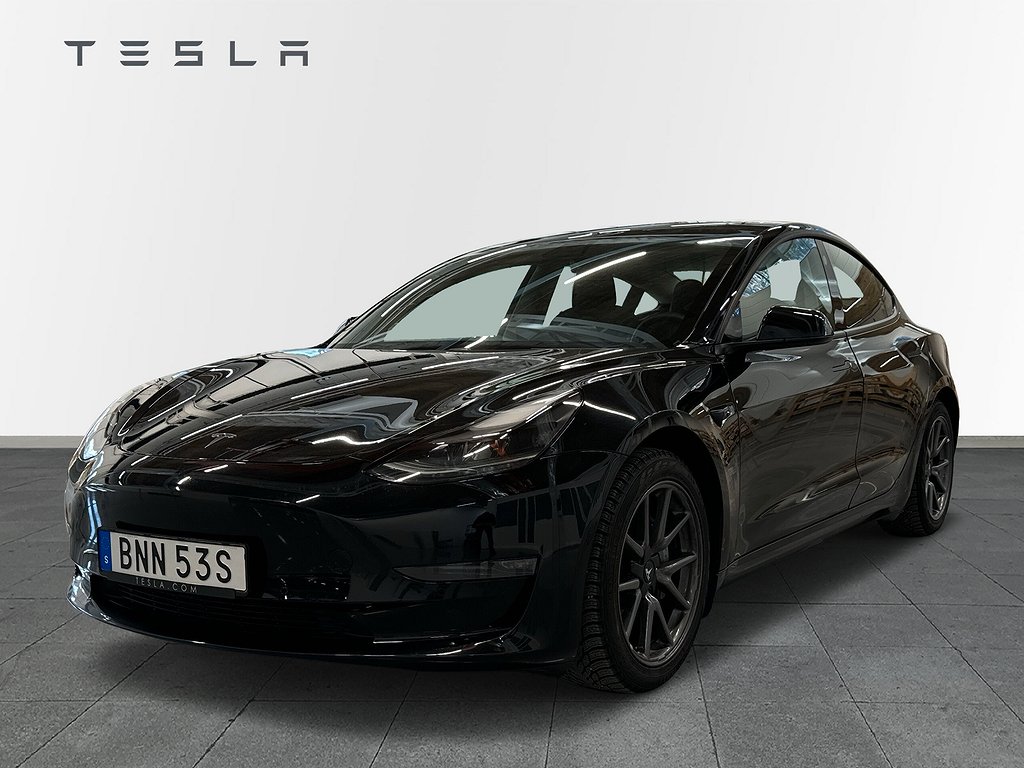 Tesla Model 3 Long Range AWD drag 19" moms v-hjul garanti 
