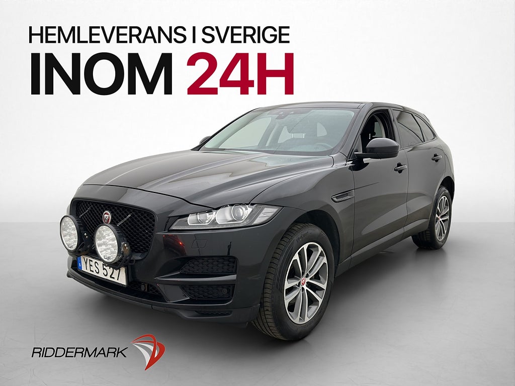 Jaguar F-Pace 20d 180hk AWD Pano Meridian Kamera Värmare