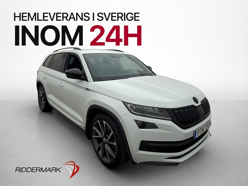 Skoda Kodiaq 190hk 4x4 Sportline Värmare Canton Kamera Drag