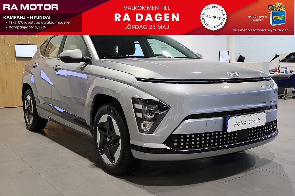 Hyundai Kona 65,4 kWh Essential *Lagerbilskampanj