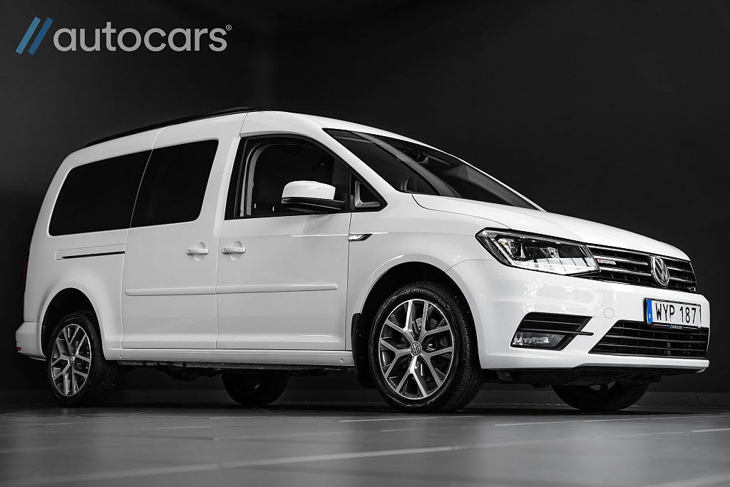 Volkswagen Caddy Maxi Life 4Motion 7-sits|Värmare|Drag|Se utr