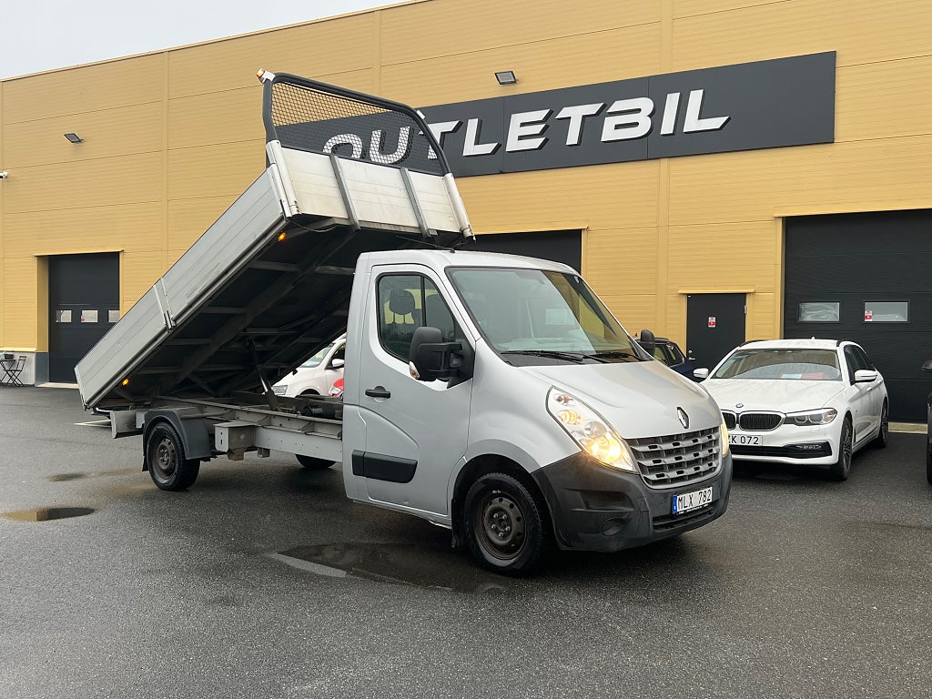 Renault master Tippflak Dragkrok S&V-Däck 3.5T 2.3 dCi 150HK