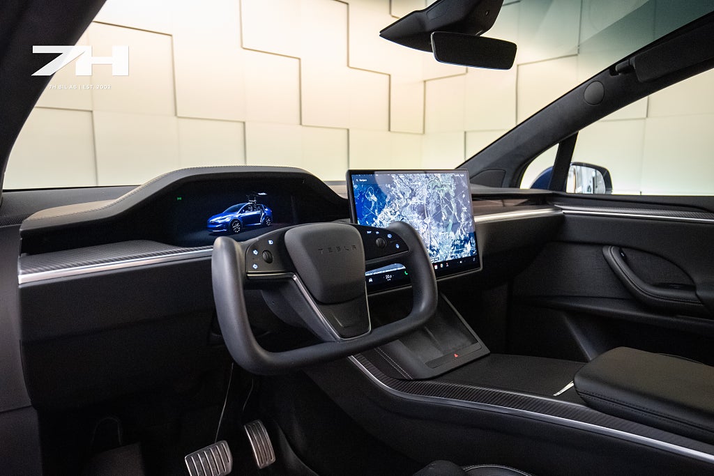 Tesla Model X Plaid / Uppdaterad Autopilot / 6-sits / Drag