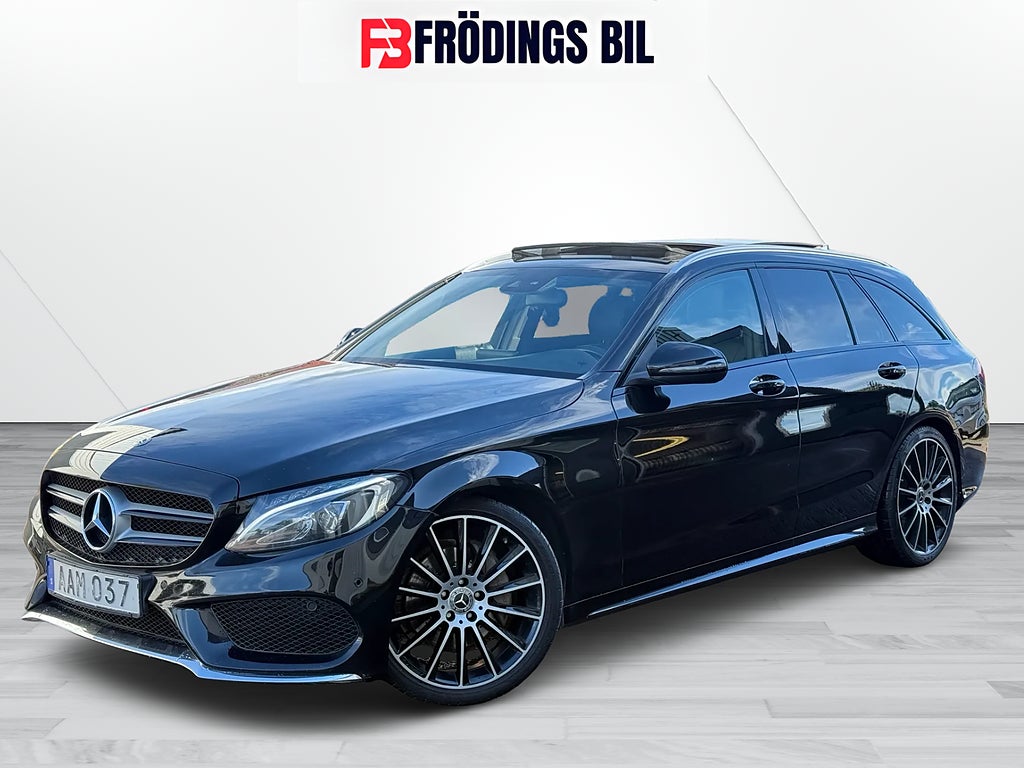 Mercedes-Benz C 220 T d 9G-Tronic 170hk AMG Line EU6/PANO/PADDLAR/3.45%