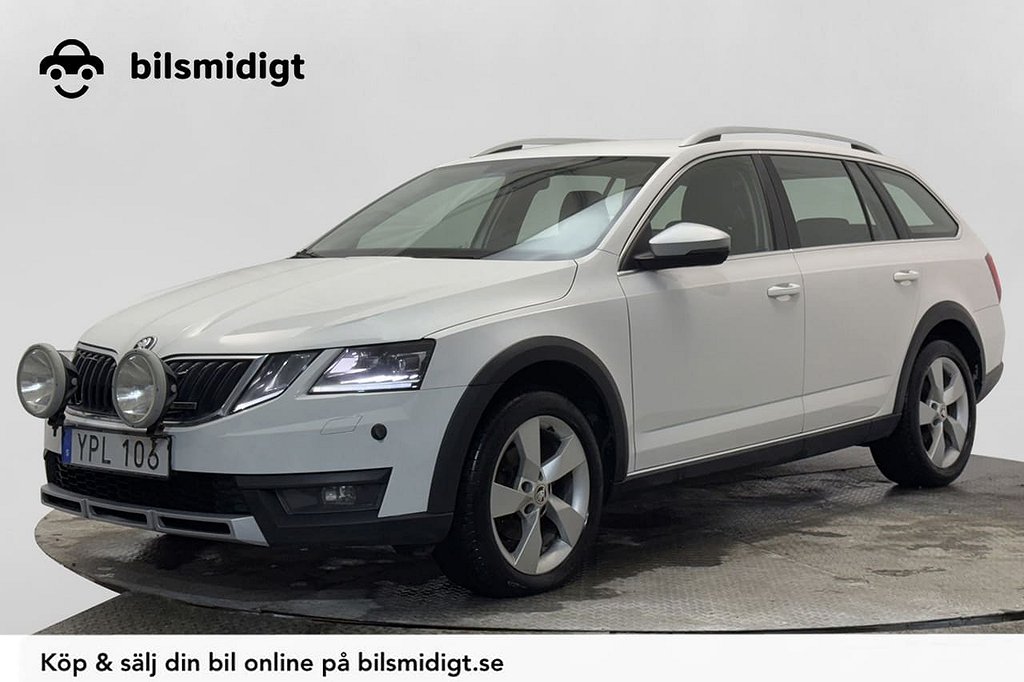 Skoda Octavia Scout 2.0 TDI 4x4 Drag Värmare CarPlay Moms