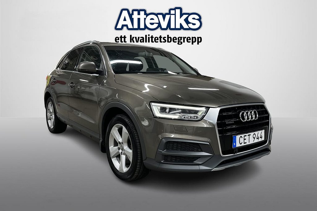 Audi Q3 2.0 TDI quattro S Tronic, 184hk, 2015