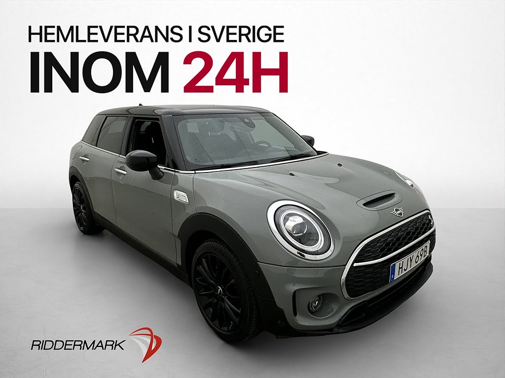 MINI Cooper S 178hk Clubman Salt Skinn H/K Farthållare Navi