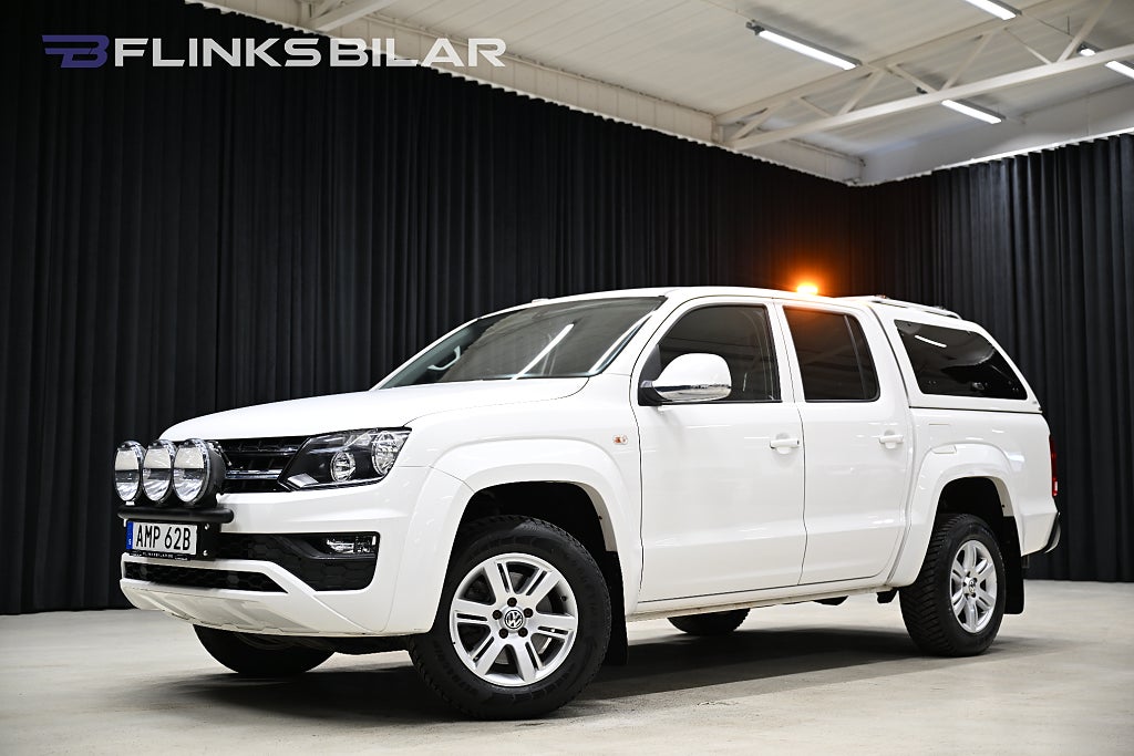 Volkswagen Amarok V6 204HK Automat|Kåpa|Drag|Värmare|Lågmil|EnÄgare|Moms