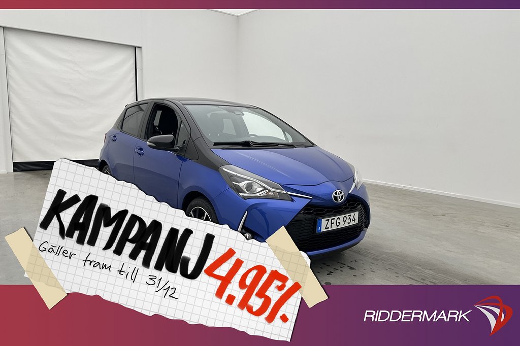 Toyota Yaris 1.5 VVT-iE 111hk Selection M&K-Värm 4,95% Ränta