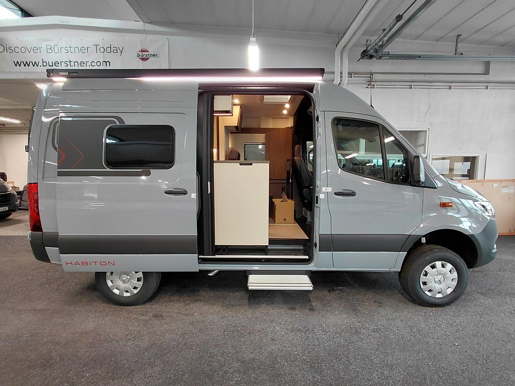 Bürstner Habiton HMX 6.0 4x4, långbäddar, mercedes 190hk aut, dieselvärma