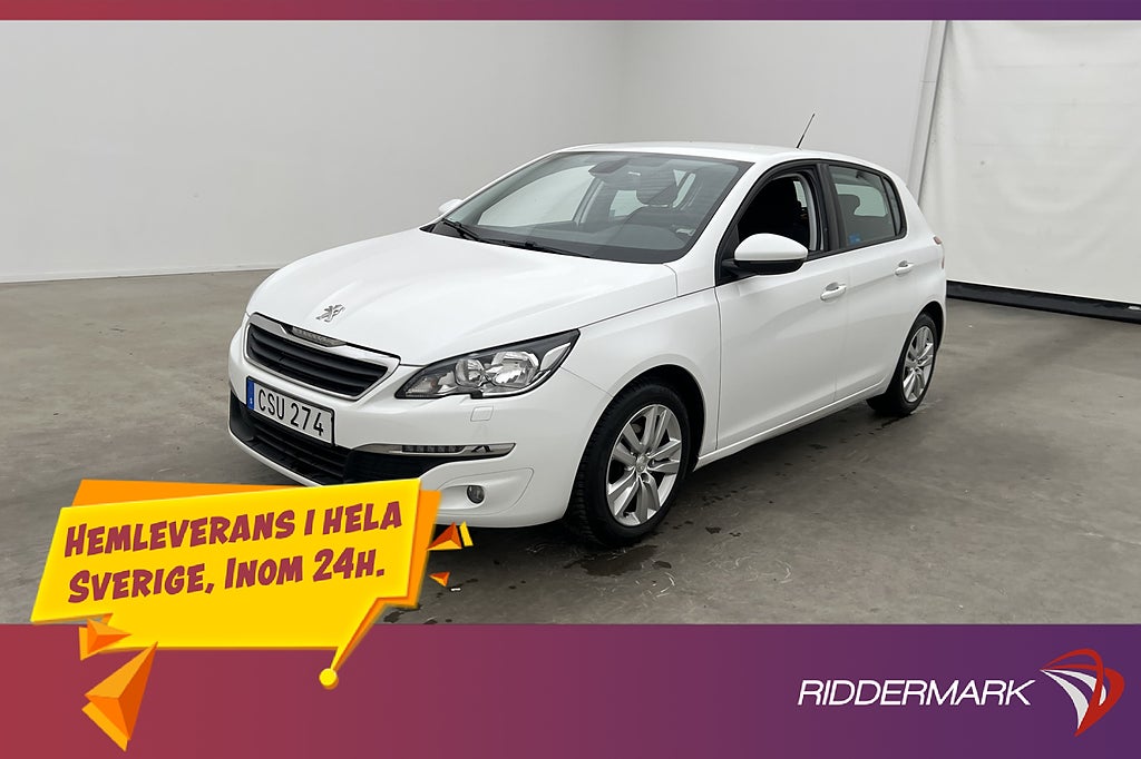 Peugeot 308 1.2 PureTech 110hk Active P-Sensorer Farthållare