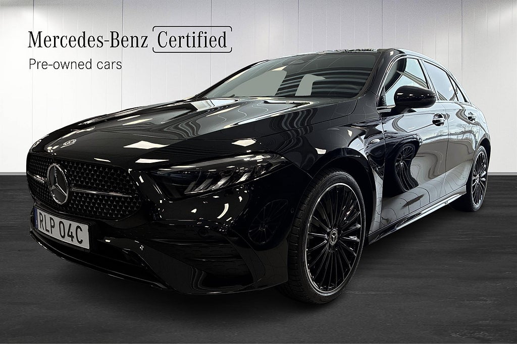 Mercedes-Benz A 250 e, AMG Line, Premium, Panorama, Rattvärme