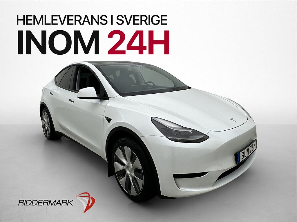 Tesla Model Y Standard Range RWD Svensksåld Panorama Drag