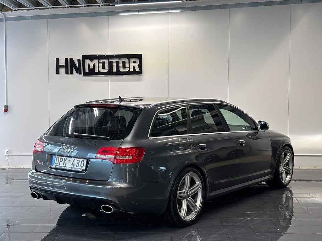 AUDI RS6 AVANT 5.0 V10 BITURBO QUATTRO 579ch - SONORISATION BOSE - FREINS CARBONE - CLIMATISATION - CAMÉRA DE RECUL