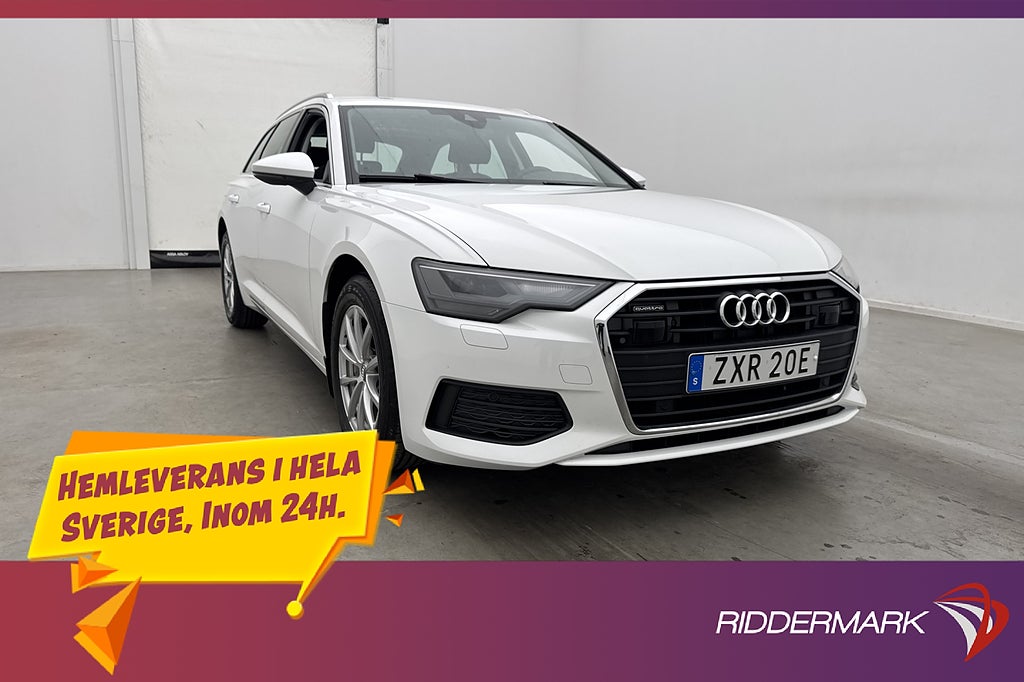 Audi A6 40 TDI 204hk Quattro Proline Dragkrok Sensorer Navi