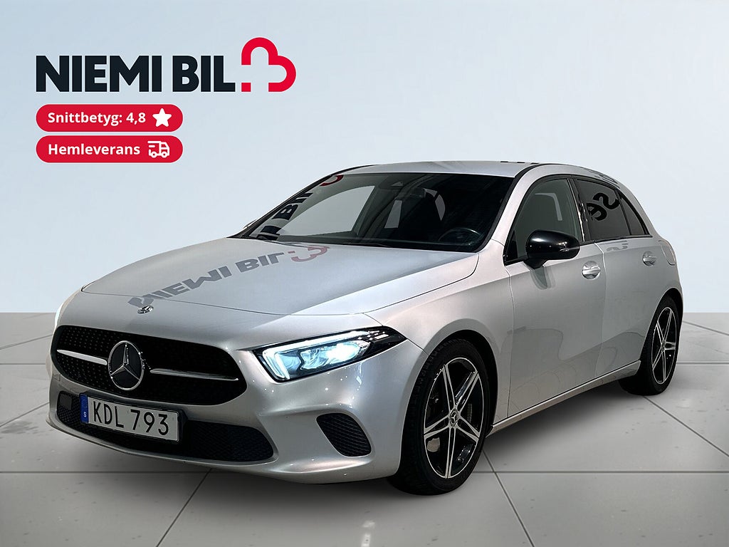 Mercedes-Benz A 200 7G-DCT Progressive Line Skinn Kamera GPS S/V-hjul