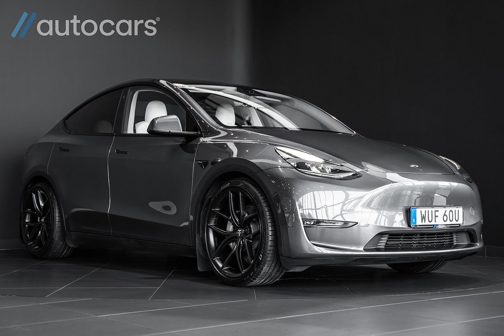 Tesla Model Y Long Range AWD|ACC.Boost|21"|Sv-såld|Drag