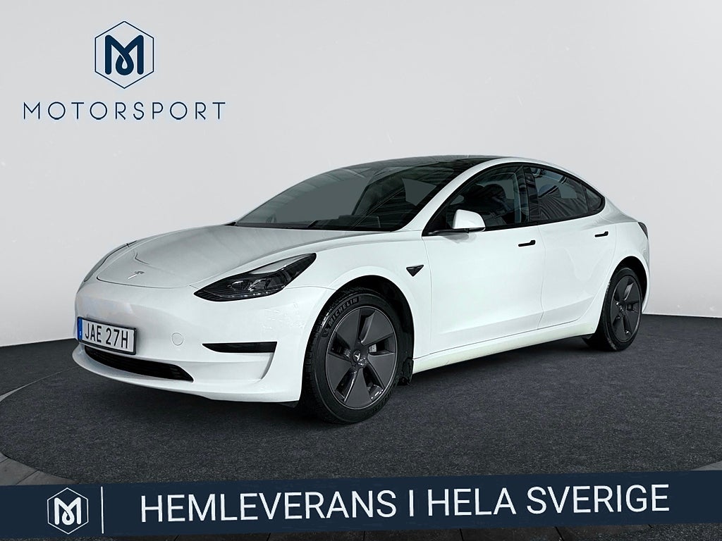 Tesla Model 3 Standard Range RWD Pano Värmepump Förklimat Skinn Navi