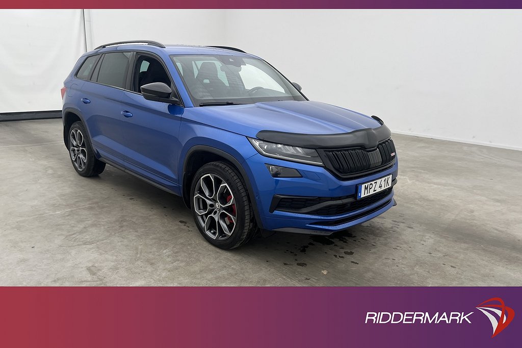 Skoda Kodiaq RS 4x4 240hk 7-sits Cockpit Canton Kamera Drag