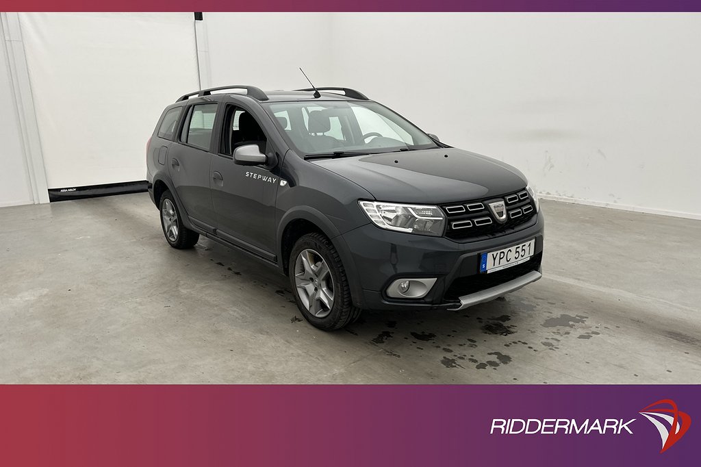 Dacia Logan MCV Stepway TCe 90hk En-bruk Navi Sensorer Drag