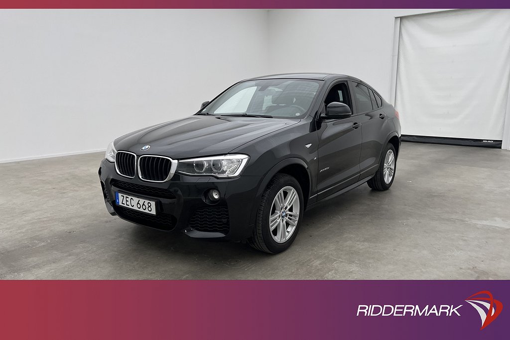 BMW X4 xDrive20d 190hk M Sport Värmare HiFi Kamera Navi Drag