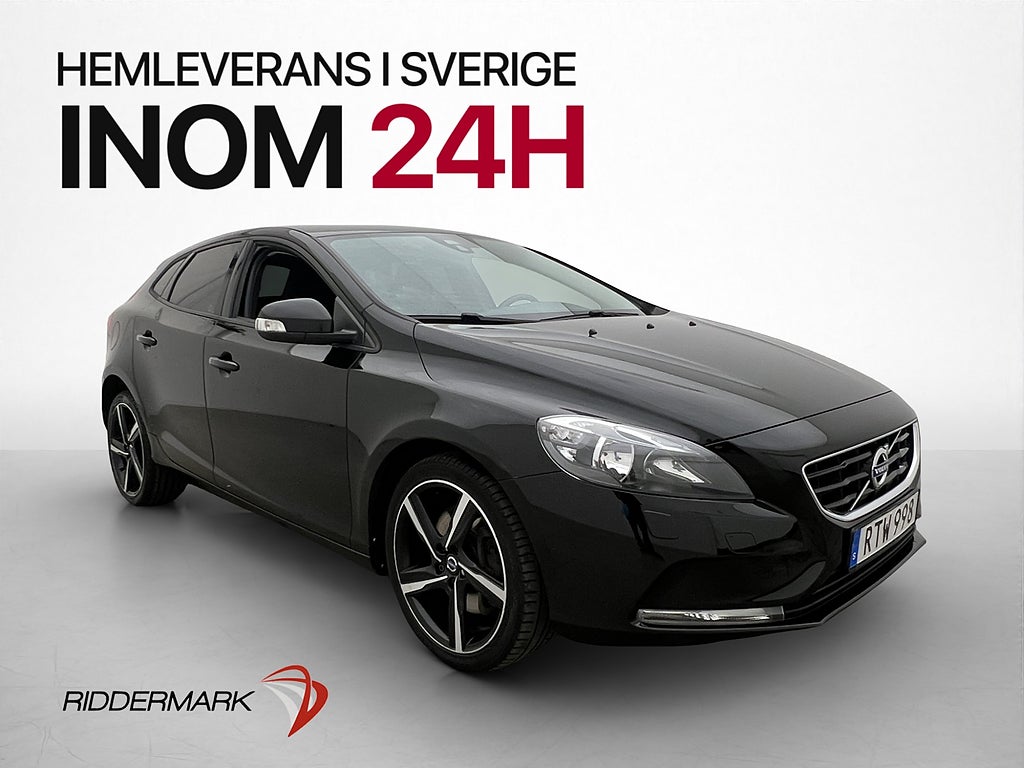 Volvo V40 D2 120hk VOC Värmare PDC CitySafety 0.38 l/mil
