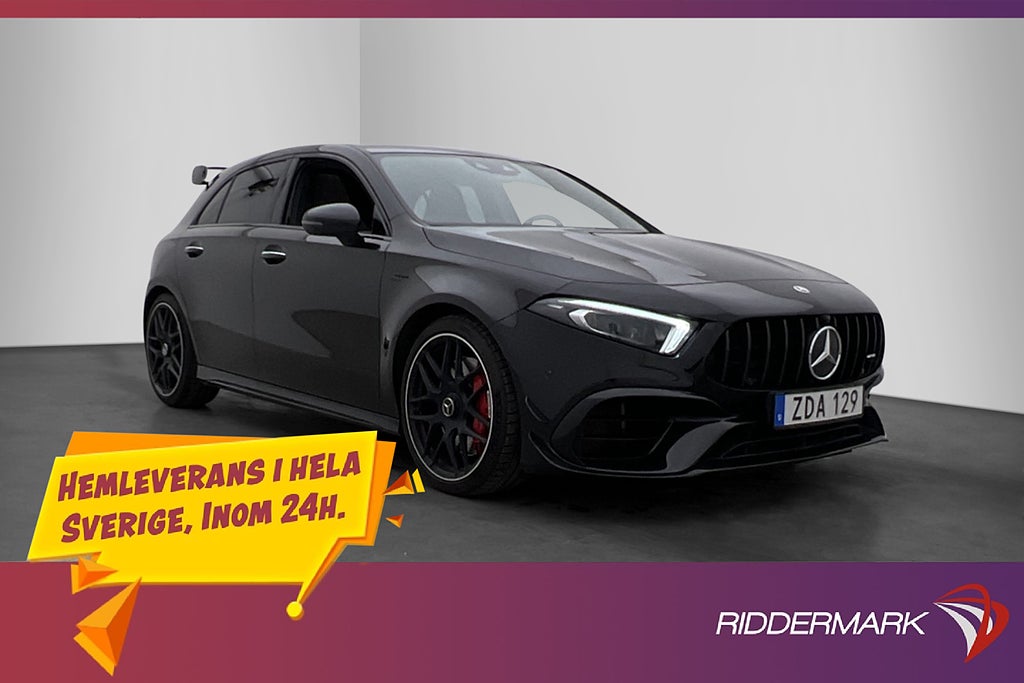 Mercedes-Benz A 45 S 4MATIC Läder Burmester Pano 421hk