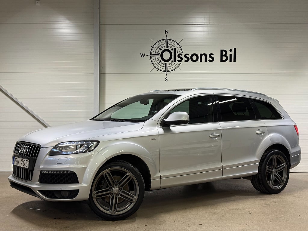 Audi Q7 3.0 TDI Q S Line Panorama Drag 7sits 22" Värmare